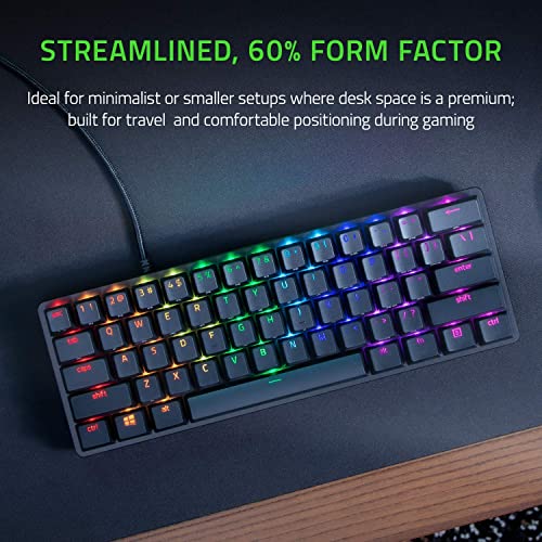 Razer Huntsman Mini 60% Teclado Gaming Teclado Negro clásico (Reacondicionado)